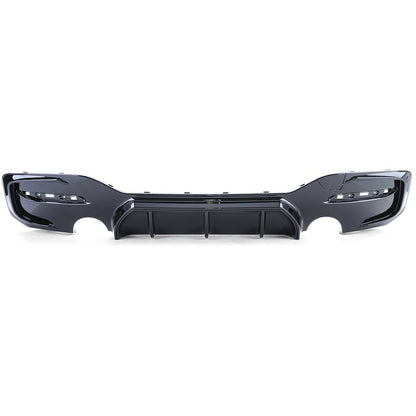 Heckstoßstange Diffusor Hochglanz Schwarz passend für BMW 1er F20 F21 Hatchback 2015-2019