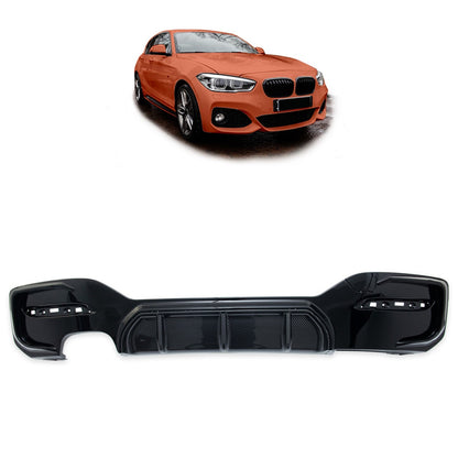 Heckstoßstange Diffusor Carbon-Optik passend für BMW 1er F20 F21 2015-2019