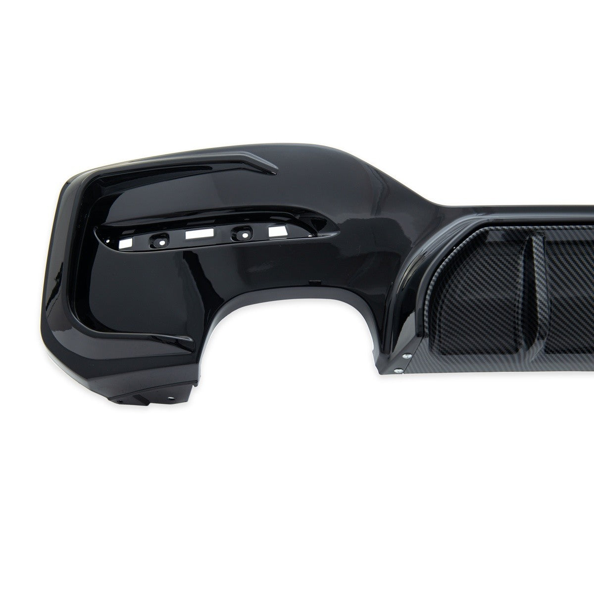 Heckstoßstange Diffusor Carbon-Optik passend für BMW 1er F20 F21 2015-2019