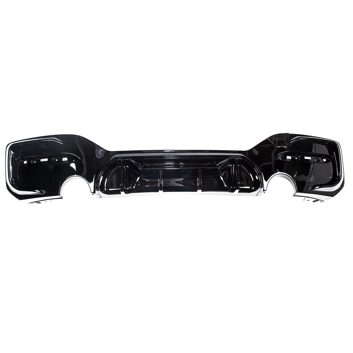 Heckstoßstange Diffusor Hochglanz Schwarz passend für BMW 1er F20 F21 Facelift 2015-2019