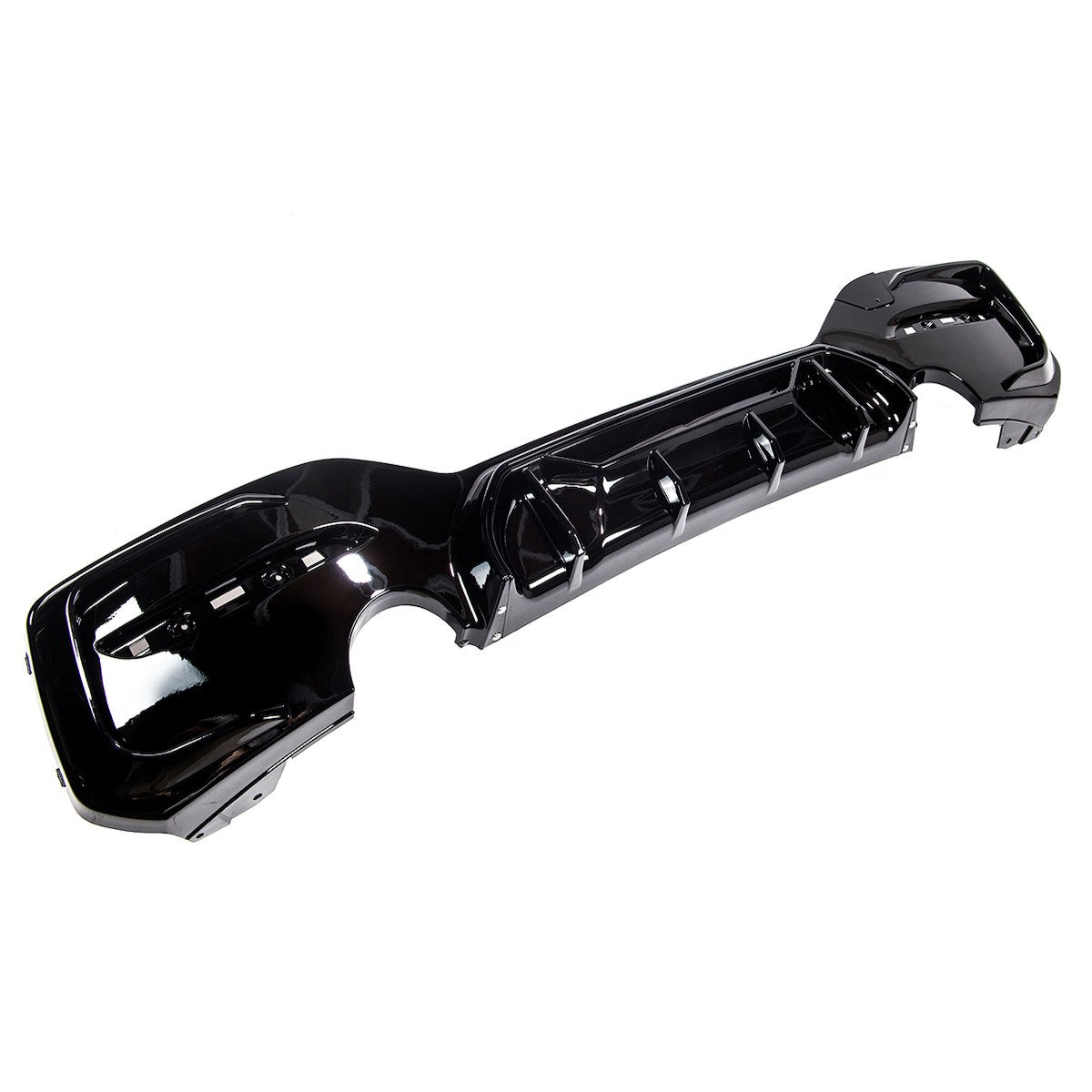 Heckstoßstange Diffusor Hochglanz Schwarz passend für BMW 1er F20 F21 Facelift 2015-2019