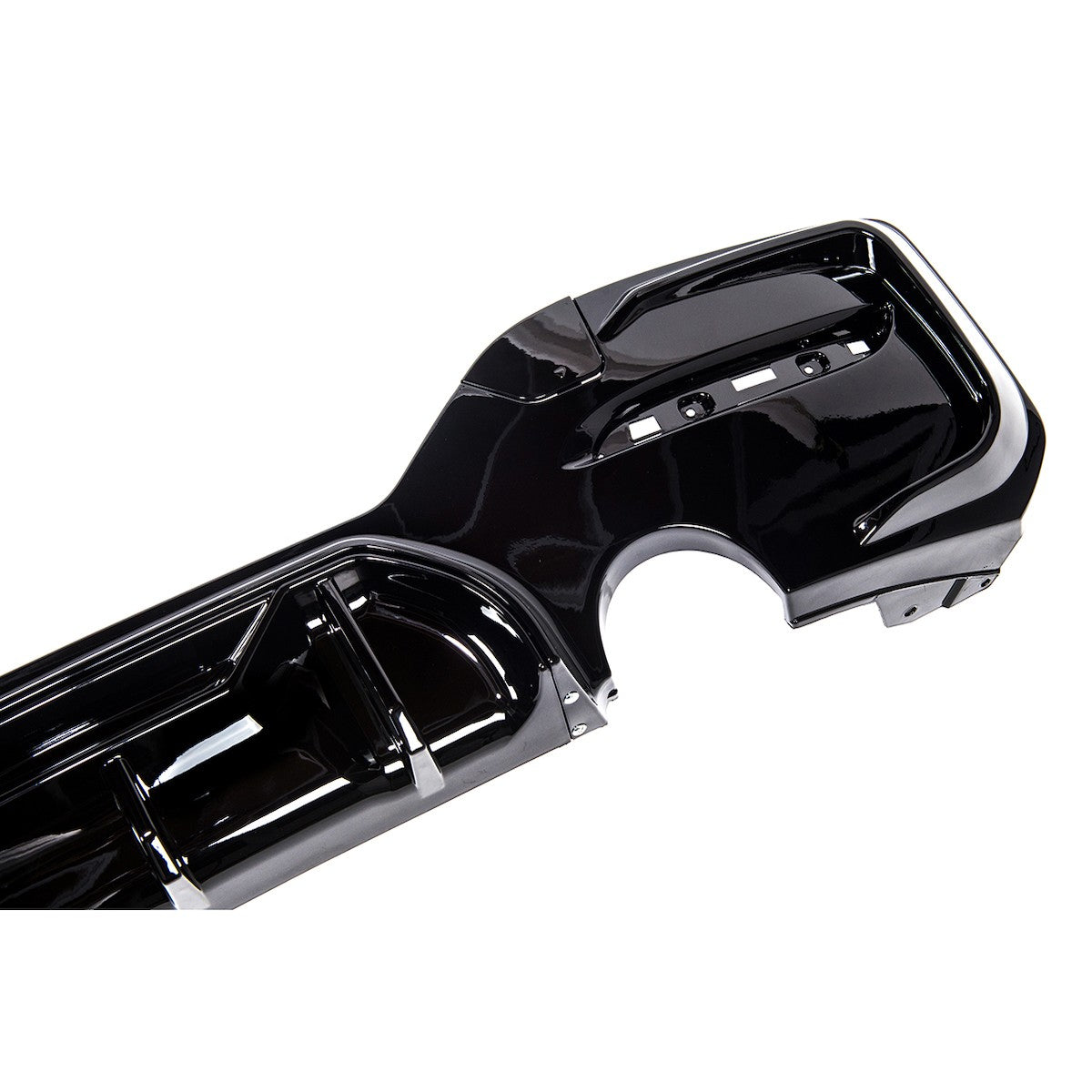 Heckstoßstange Diffusor Hochglanz Schwarz passend für BMW 1er F20 F21 Facelift 2015-2019