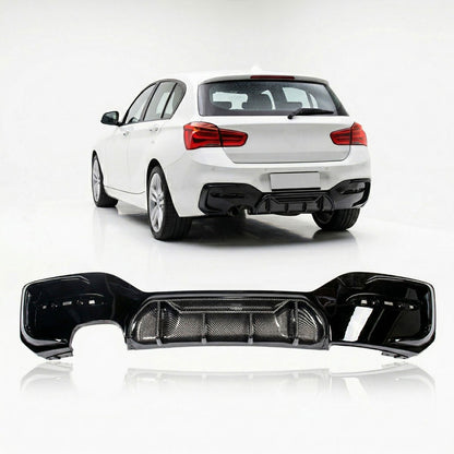 Heckspoiler Diffusor Carbon-Optik passend für BMW 1er F20 F21 2015-2019