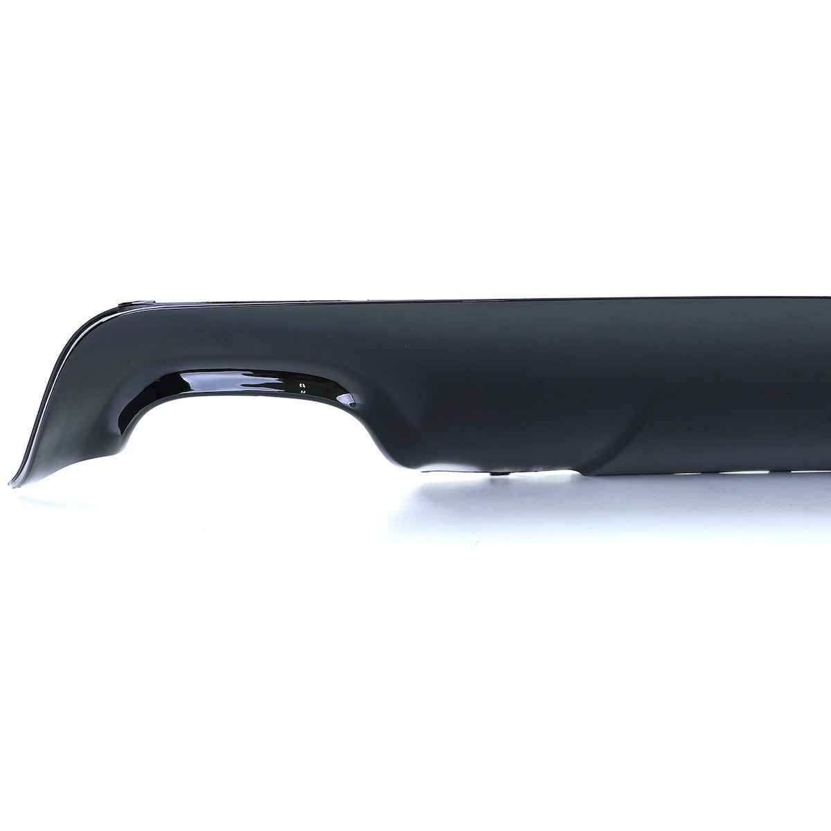 Heckdiffusor Hochglanz Schwarz Einzelauslass passend für BMW 5er E60 E61 03-10