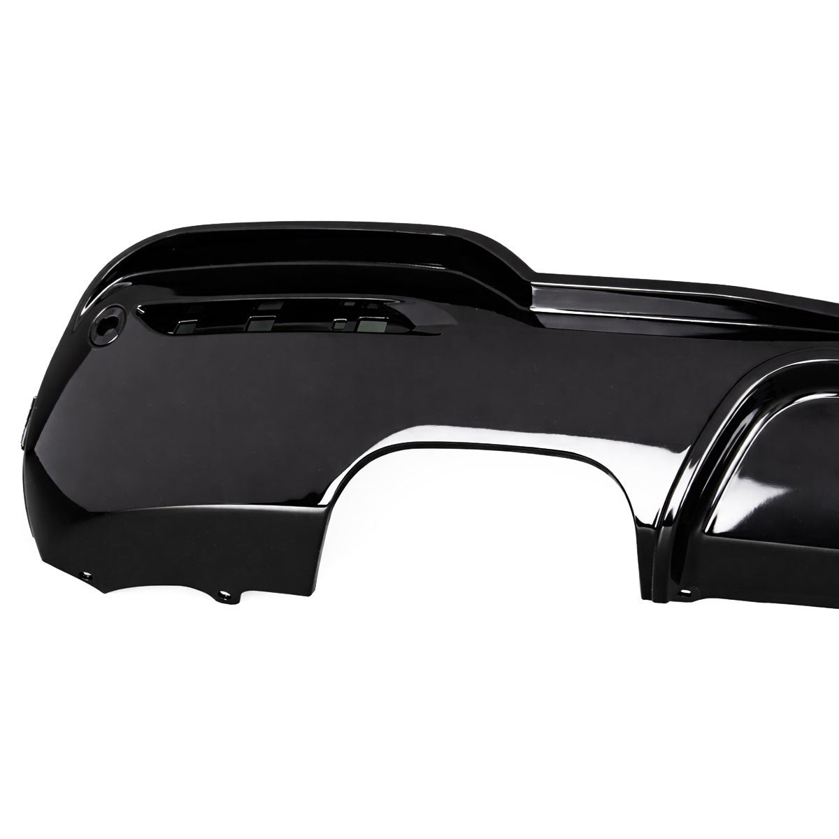 Sport Heckstoßstange Diffusor Hochglanz Schwarz passend für BMW 3er F34 GT 2013-2020