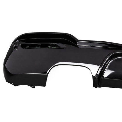 Sport Heckstoßstange Diffusor Hochglanz Schwarz passend für BMW 3er F34 GT 2013-2020