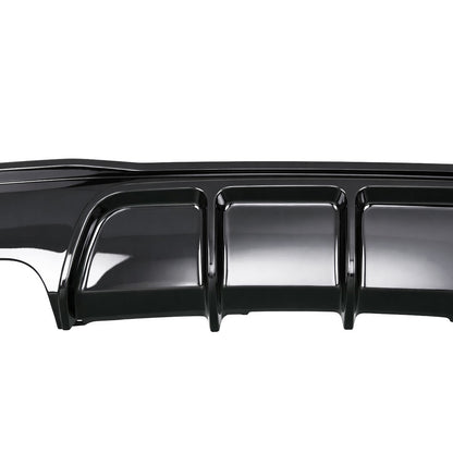 Sport Heckstoßstange Diffusor Hochglanz Schwarz passend für BMW 3er F34 GT 2013-2020