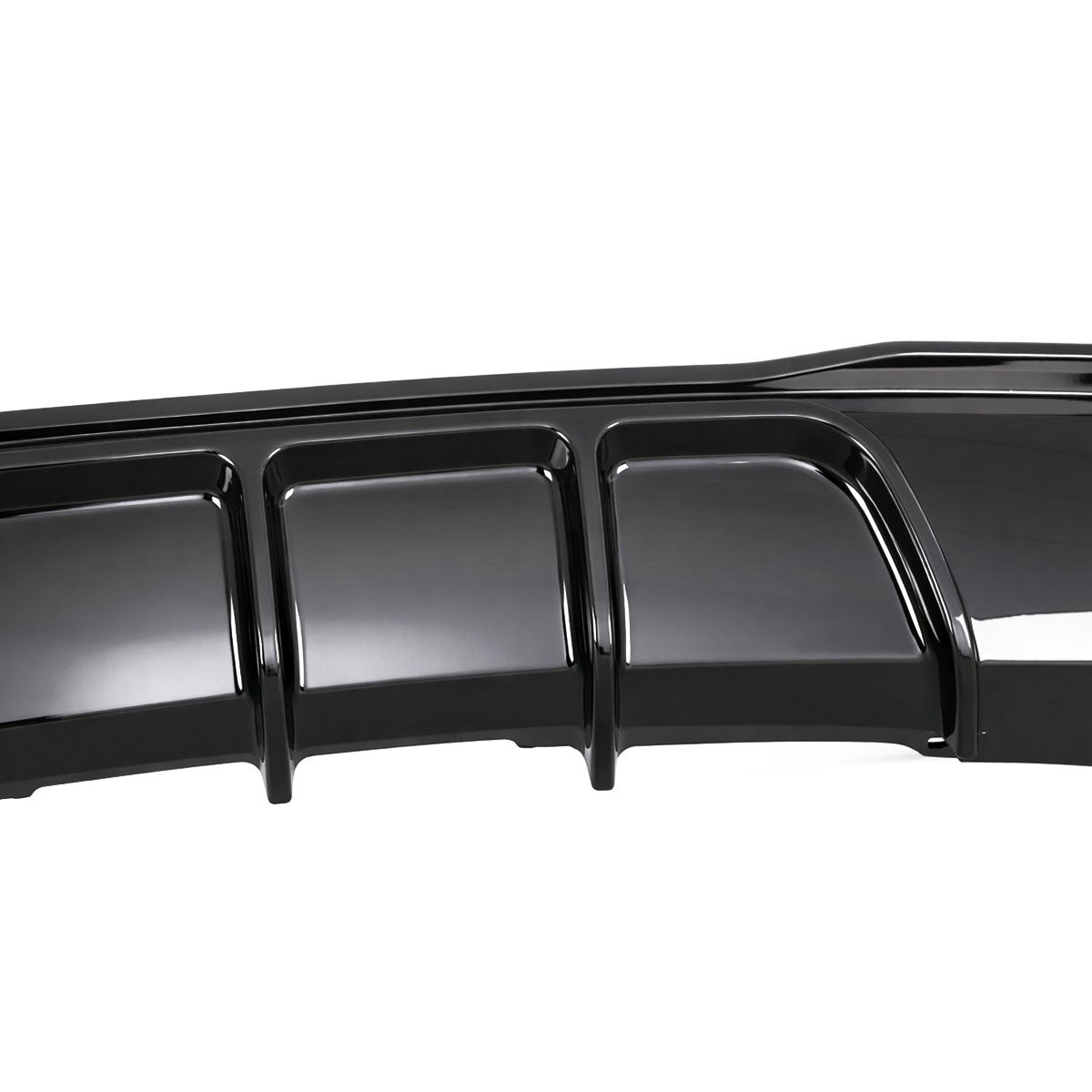 Sport Heckstoßstange Diffusor Hochglanz Schwarz passend für BMW 3er F34 GT 2013-2020