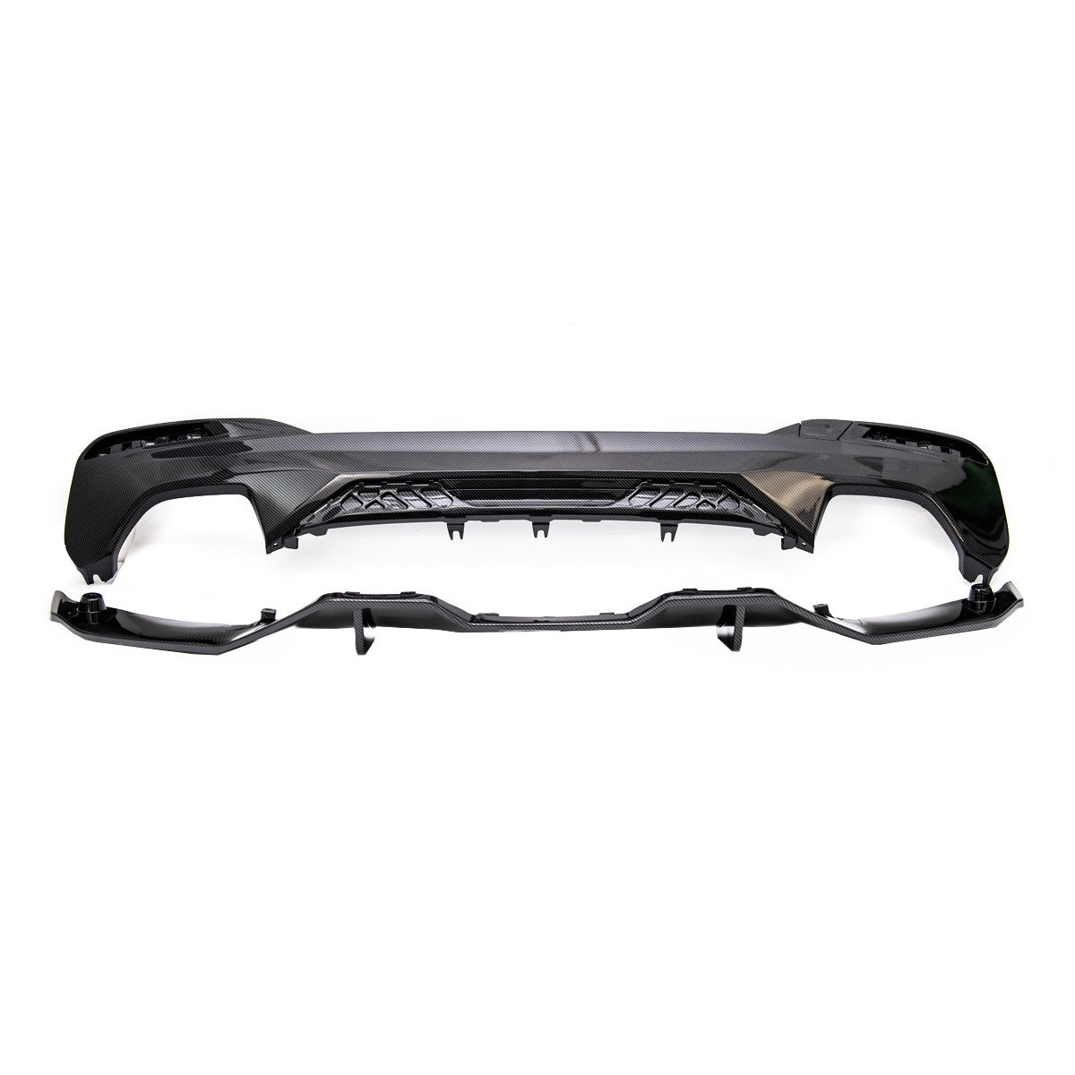 Performance Diffusor Carbon-Optik passend für BMW 5er G30 G31 2017-2023