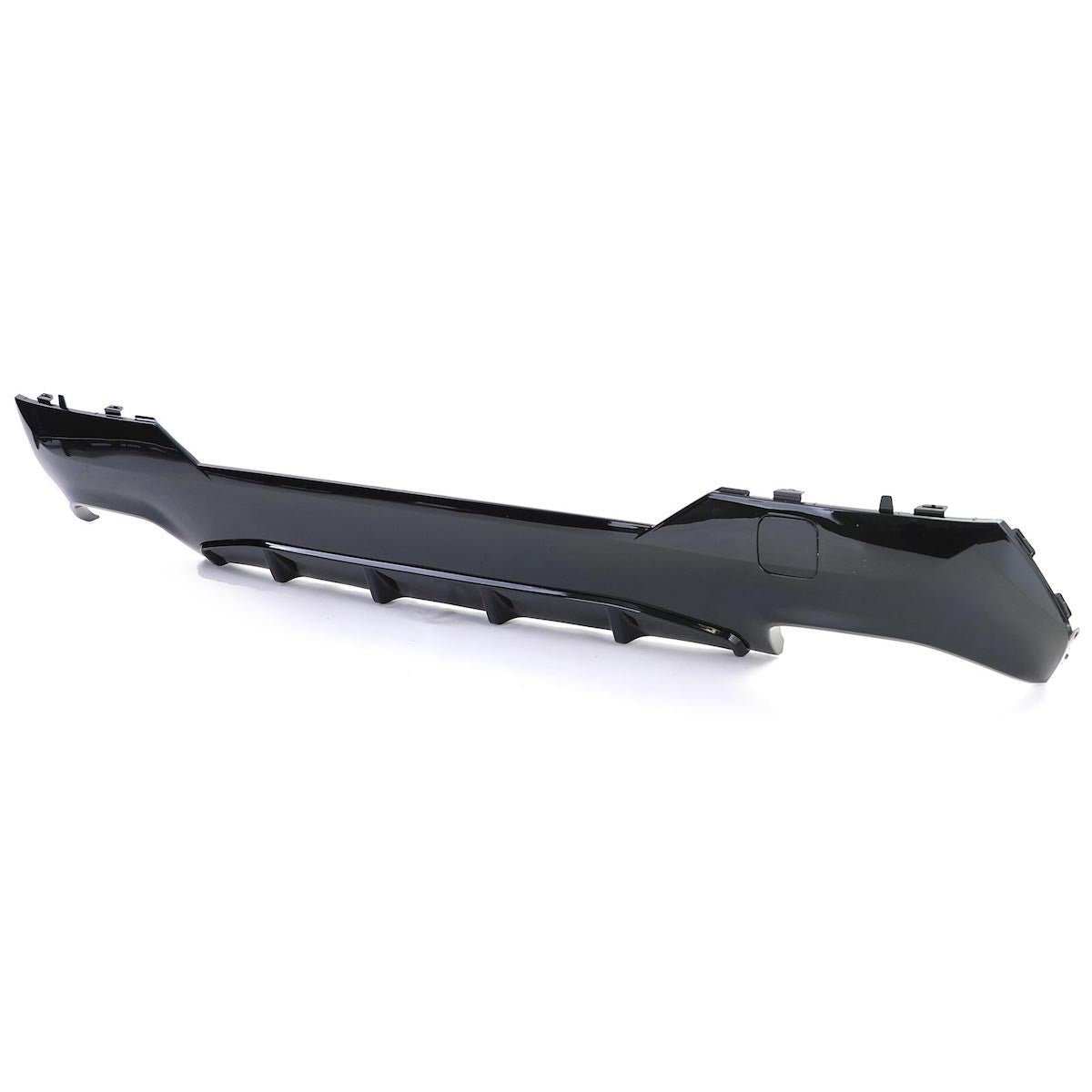 Heckstoßstange Diffusor Hochglanz Schwarz passend für BMW 4er G22 G23 2021-