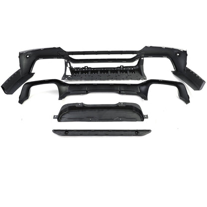 Heckstoßstange Diffusor Hochglanz Schwarz passend für BMW X4 G02 2018-2022