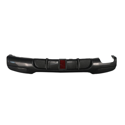 Heckstoßstange Diffusor Carbon-Optik + LED passend für BMW 3er E90 E91 2005-2011