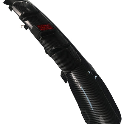 Heckstoßstange Diffusor Carbon-Optik + LED passend für BMW 3er E90 E91 2005-2011