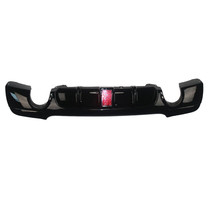 Heckstoßstange Diffusor Hochglanz Schwarz LED passend für BMW 3er E92 E93 2006-2013