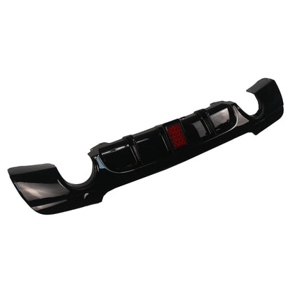 Heckstoßstange Diffusor Hochglanz Schwarz LED passend für BMW 3er E92 E93 2006-2013