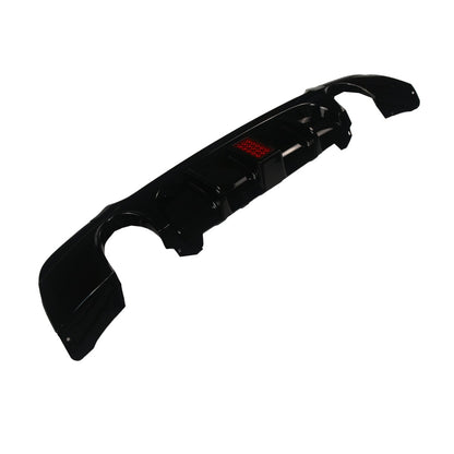 Heckstoßstange Diffusor Hochglanz Schwarz LED passend für BMW 3er E92 E93 2006-2013