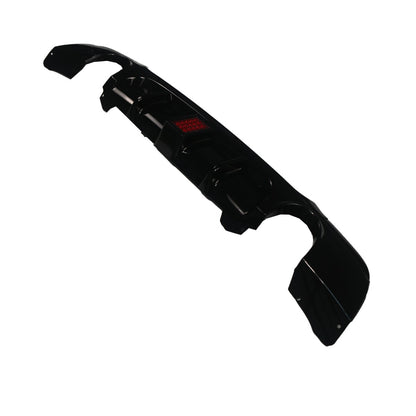 Heckstoßstange Diffusor Hochglanz Schwarz LED passend für BMW 3er E92 E93 2006-2013