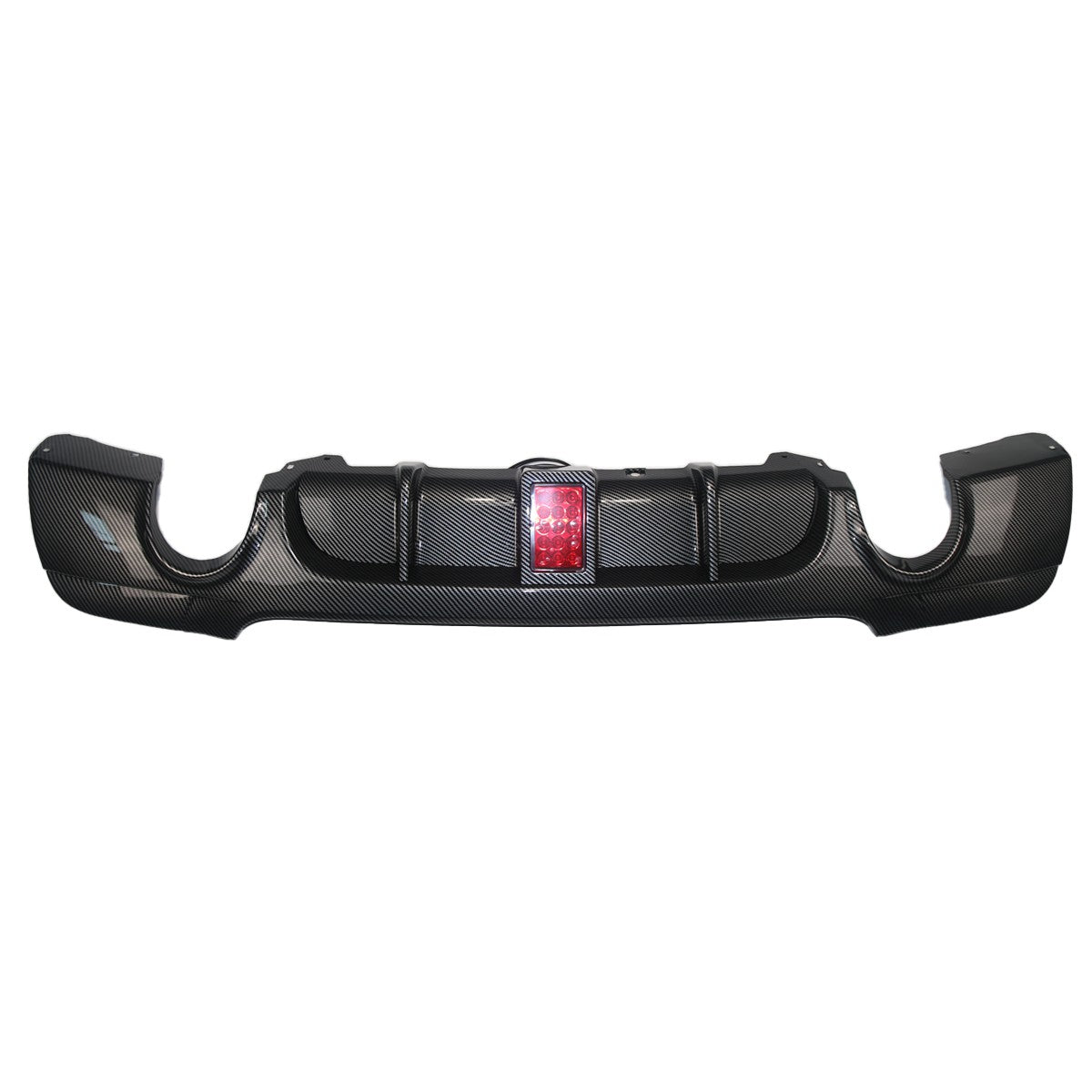 Heckstoßstange Diffusor Carbon-Optik + LED passend für BMW 3er E92 E93 335i 2006-2013