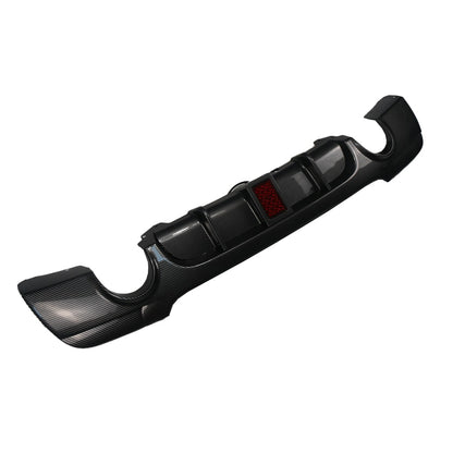 Heckstoßstange Diffusor Carbon-Optik + LED passend für BMW 3er E92 E93 335i 2006-2013