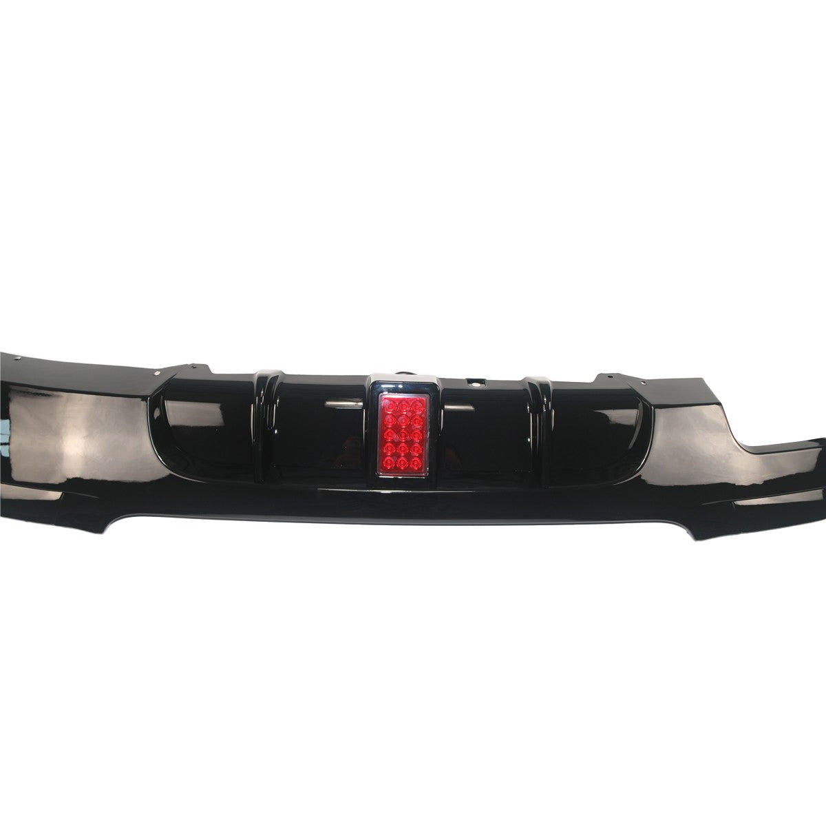 Heckstoßstange Diffusor Hochglanz Schwarz + LED passend für BMW 3er E92/E93 2006-2013
