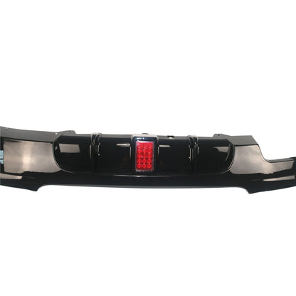 Heckstoßstange Diffusor Hochglanz Schwarz + LED passend für BMW 3er E92/E93 2006-2013