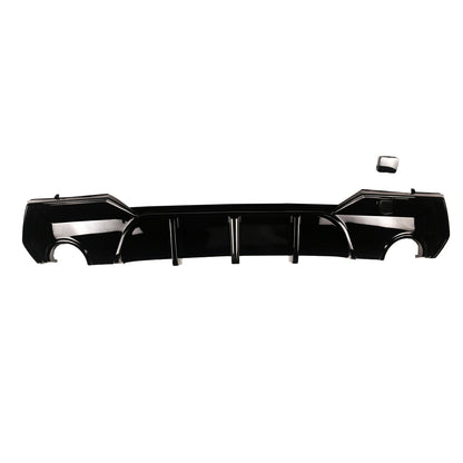Heckstoßstange Diffusor Hochglanz Schwarz LED passend für BMW 4er G22 G23 2021-2024