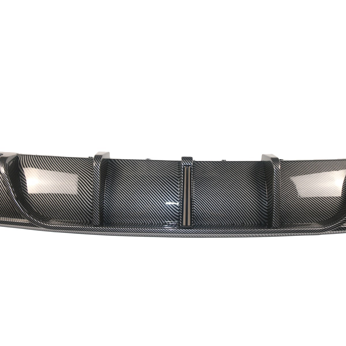 Heckstoßstange Diffusor Carbon-Optik mit LED passend für BMW 4er G26 2021-2024