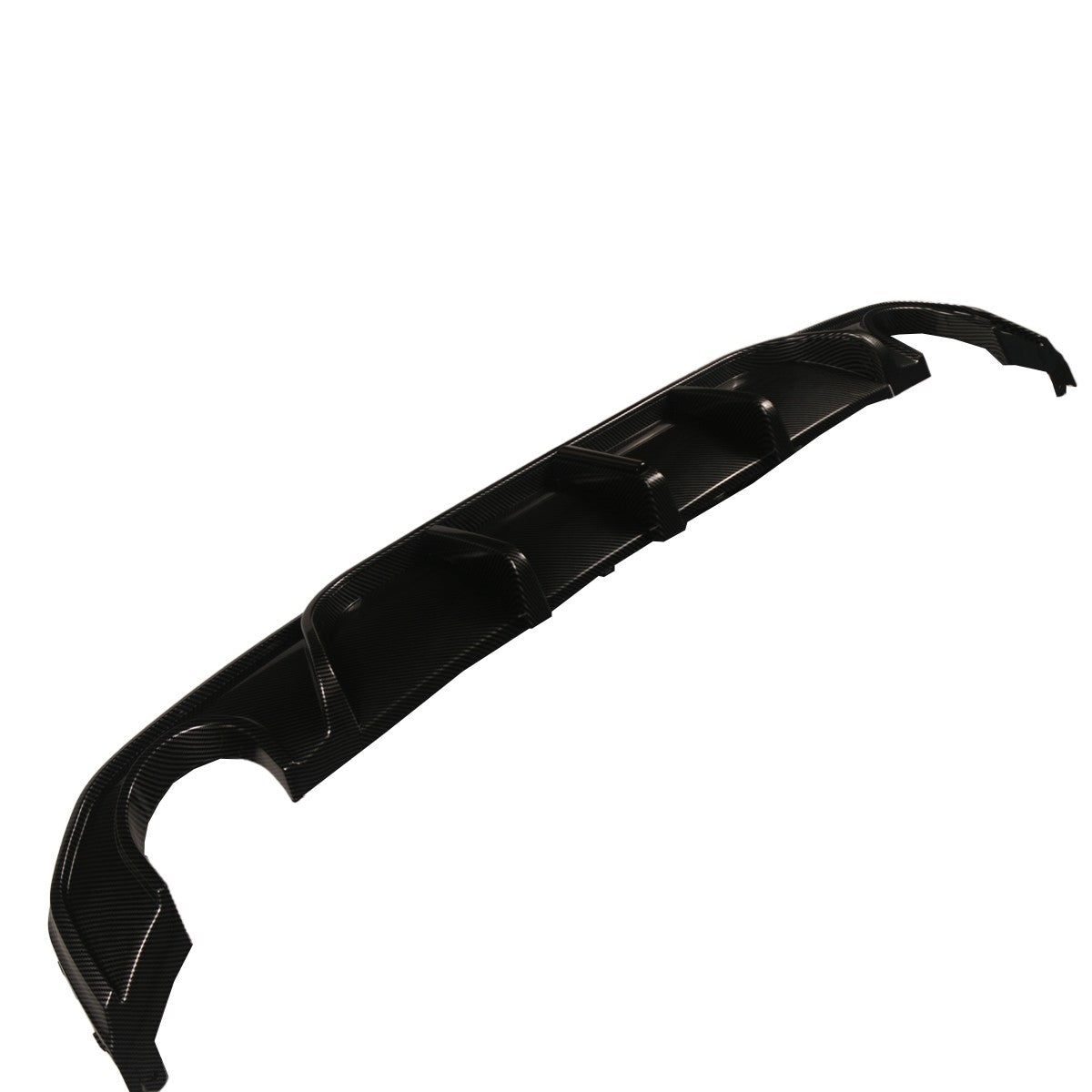 Heckstoßstange Diffusor Carbon-Optik mit LED passend für BMW 4er G26 2021-2024