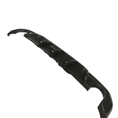 Heckstoßstange Diffusor Carbon-Optik mit LED passend für BMW 4er G26 2021-2024