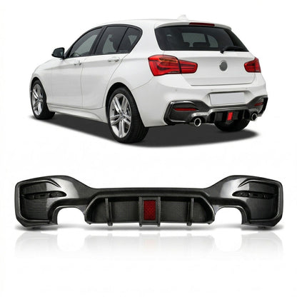 Heckdiffusor Carbon-Optik LED passend für BMW 1er F20 F21 2015-2019