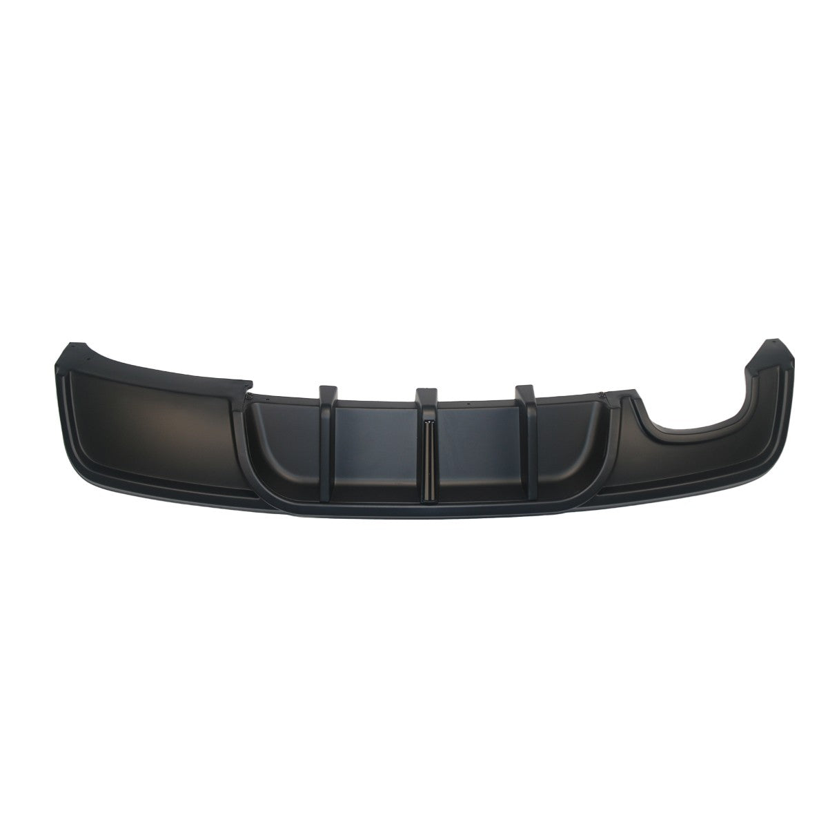 Heckstoßstange Diffusor Matt Schwarz LED passend für BMW 1er E82/E88 2007-2013