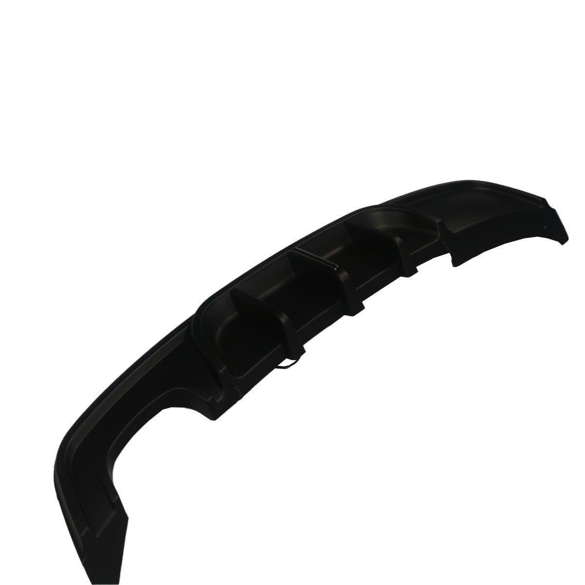 Heckstoßstange Diffusor Matt Schwarz LED passend für BMW 1er E82/E88 2007-2013