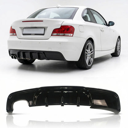 Heckdiffusor Hochglanz Schwarz passend für BMW 1er E82 E88 2007-2013