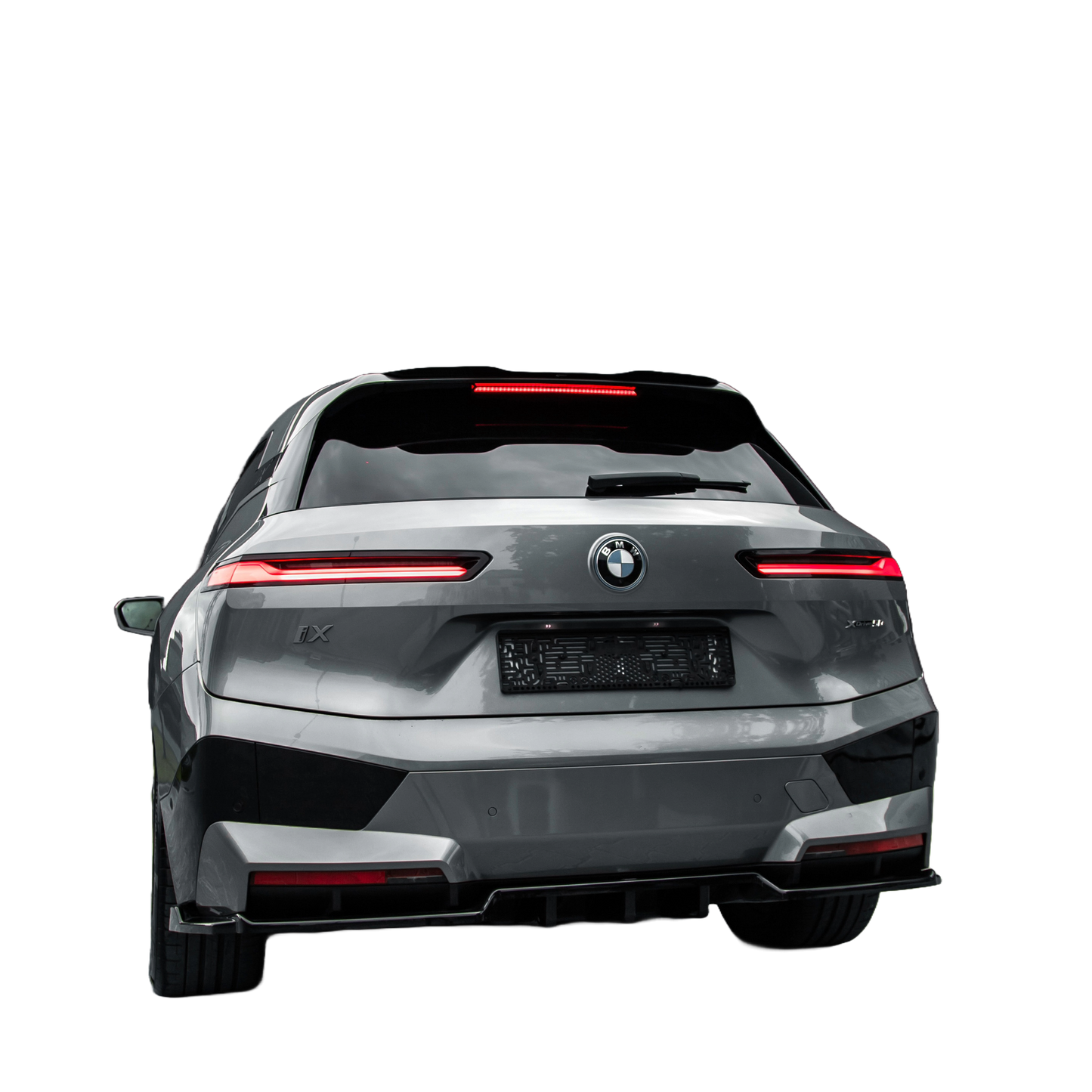 Heckstoßstange Mitteldiffusor Splitter Hochglanz Schwarz passend für BMW iX M-Pack i20 2021+