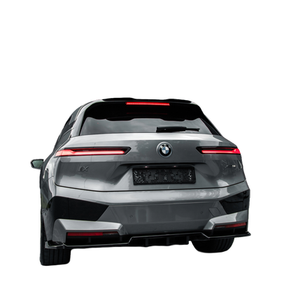 Heckstoßstange Mitteldiffusor Splitter Hochglanz Schwarz passend für BMW iX M-Pack i20 2021+