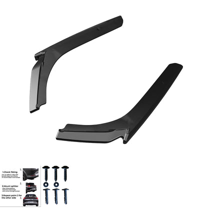 RS11.042 - Heckseitendiffuser Splitter passend für BMW M4 F82 2014-2021 Hochglanz Schwarz