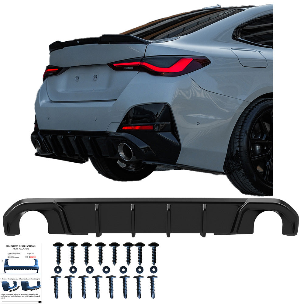 Heckschürze passend für BMW 4er G26 Grand Coupe M-Pack / M440i 2021+