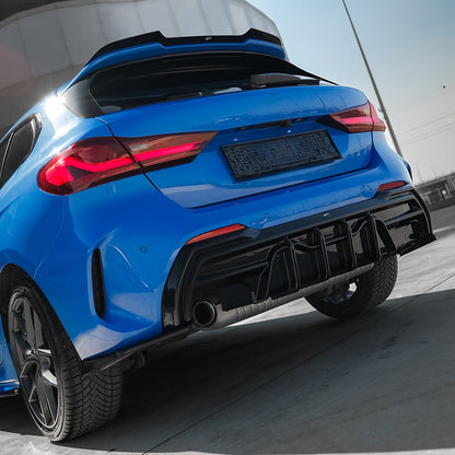 Heckschürze passend für BMW 1er F40 M-Pack/M135i 2019-2024 Hochglanz Schwarz