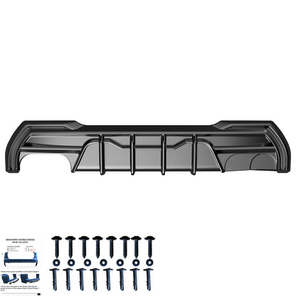 Heckschürze passend für BMW 1er F40 M-Pack/M135i 2019-2024 Hochglanz Schwarz