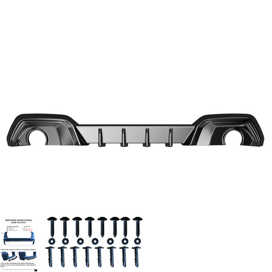 Heckdiffusor passend für BMW 3er M-Pack G20/G21 2018-2022 Hochglanz Schwarz