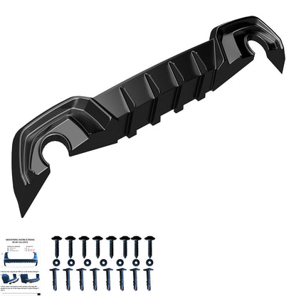 Heckdiffusor passend für BMW 3er M-Pack G20/G21 2018-2022 Hochglanz Schwarz