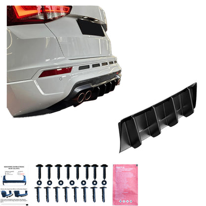 Heckstoßstange Diffusor Hochglanz Schwarz passend für Cupra Ateca 2018+