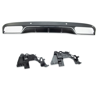 Heckspoiler Diffusor Silber passend für Mercedes C-Klasse W205 2013-2021
