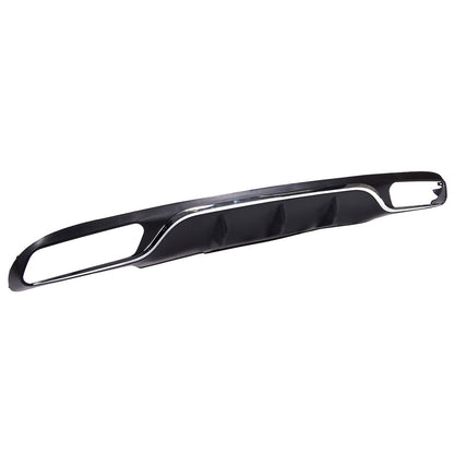 Sport Heckstoßstange Diffusor Silber passend für Mercedes E-Klasse W213 S213 2016-2020