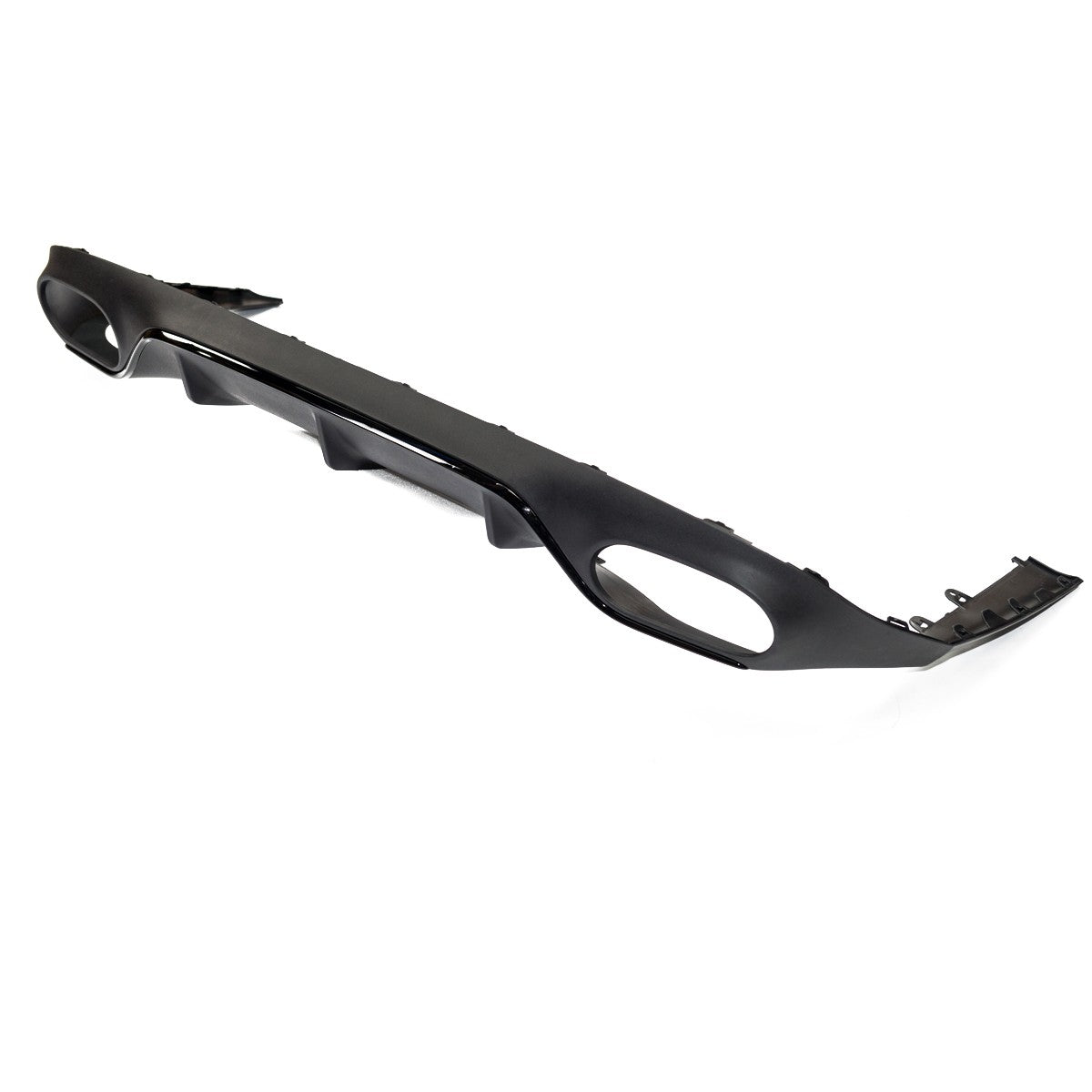 Heckstoßstange Diffusor mit Schwarzen Endrohren passend für Mercedes E-Klasse C238 A238 2016-2020