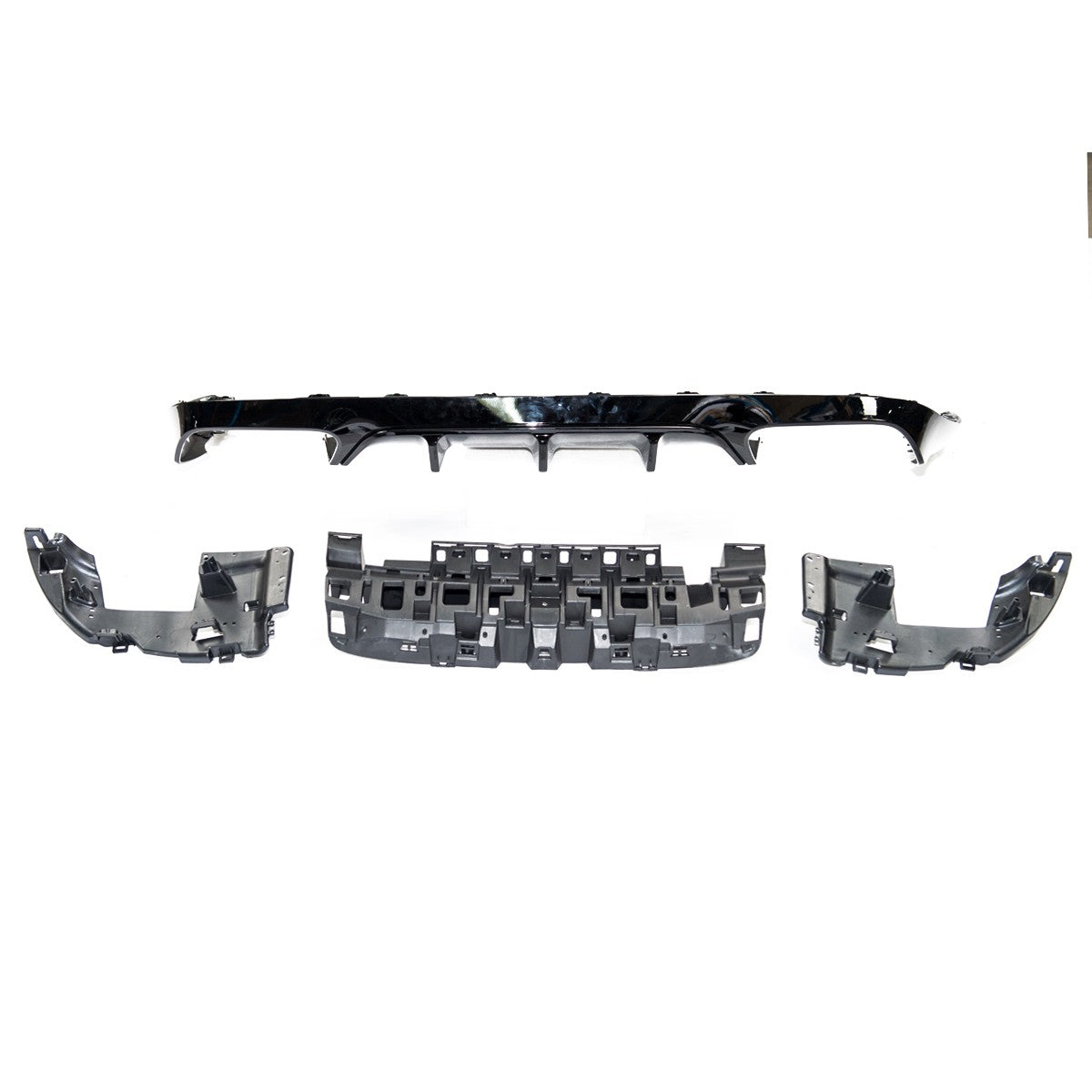 Heckstoßstange Diffusor mit Schwarzen Endrohren passend für Mercedes E-Klasse C238/A238 16-20