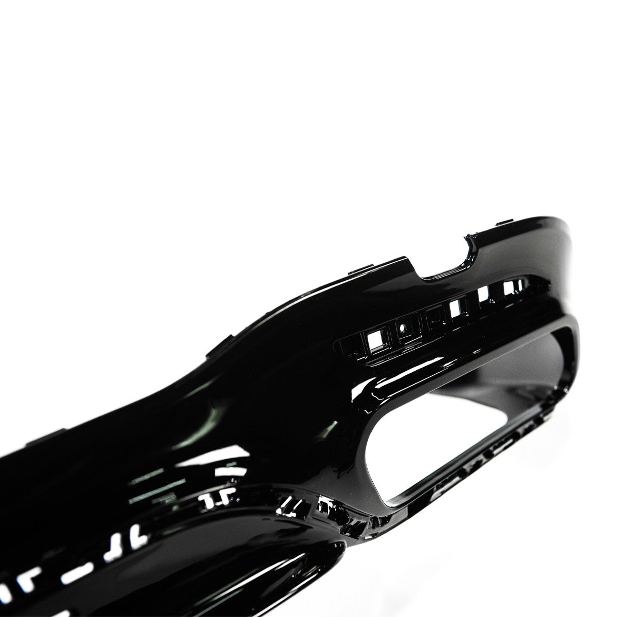 Heckstoßstange Diffusor Schwarz passend für Mercedes S-Klasse W222 Limousine 2013-2017