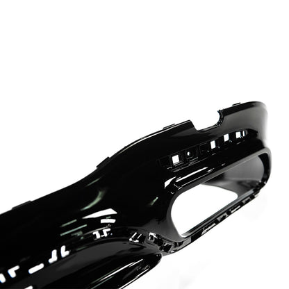 Heckstoßstange Diffusor Schwarz passend für Mercedes S-Klasse W222 Limousine 2013-2017