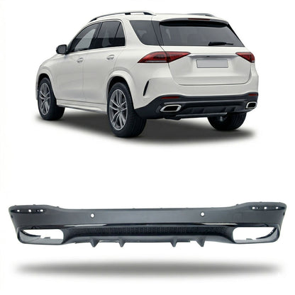 Heckstoßstange Diffusor Schwarz passend für Mercedes GLE SUV W167 2018-heute