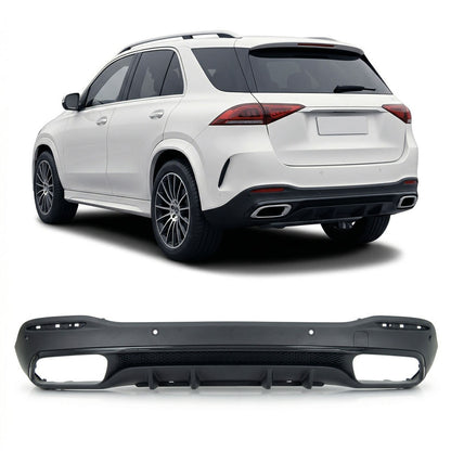 Heckstoßstange Diffusor Schwarz passend für Mercedes GLE SUV W167 2018-heute